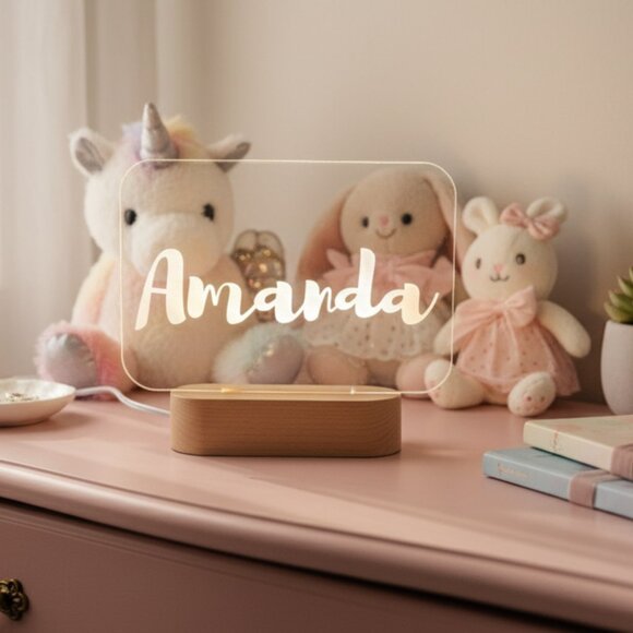 Personalized LED Name Light | Custom Logo Sign | Worker, Boss & Employee Gift - Picture 8 of 8